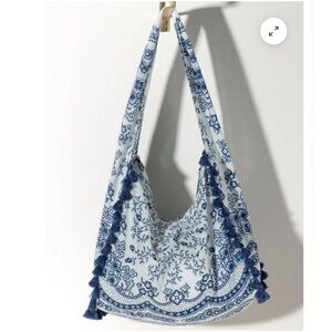 NWT Hobo Blue and White Bag